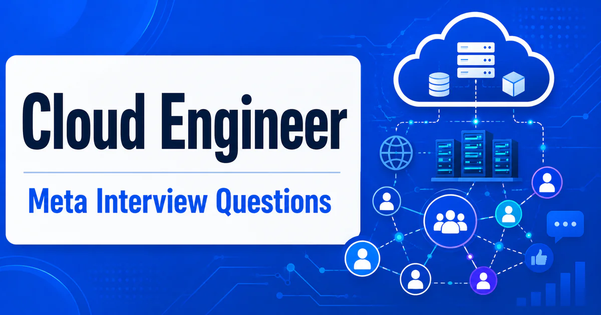 Meta Cloud Engineer interview questions