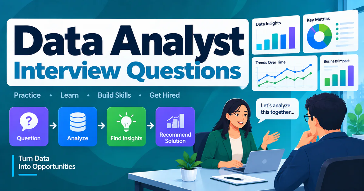 Data Analyst interview guide