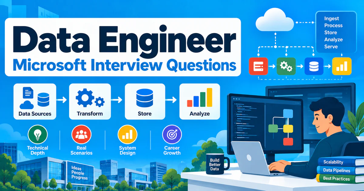 Microsoft Data Engineer interview questions