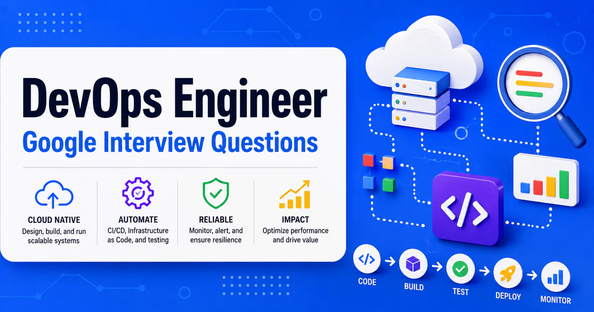 Google DevOps Engineer interview questions