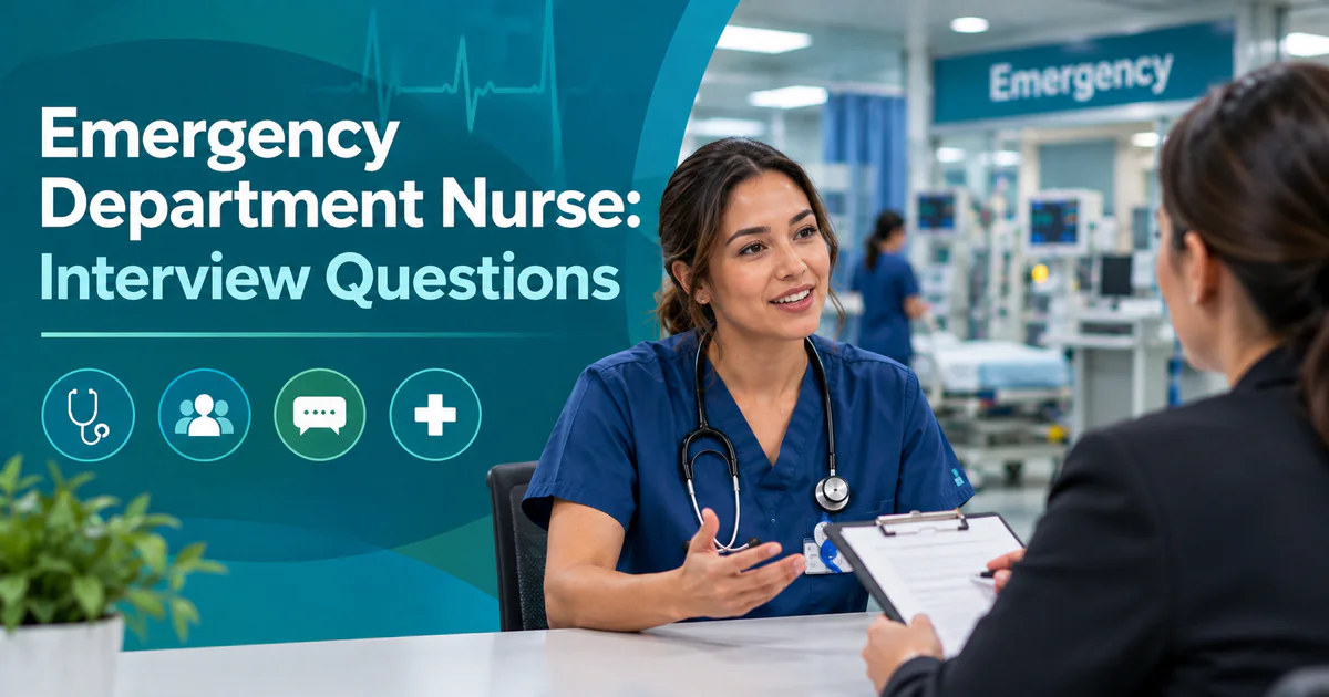 Emergency Department Nurse interview guide